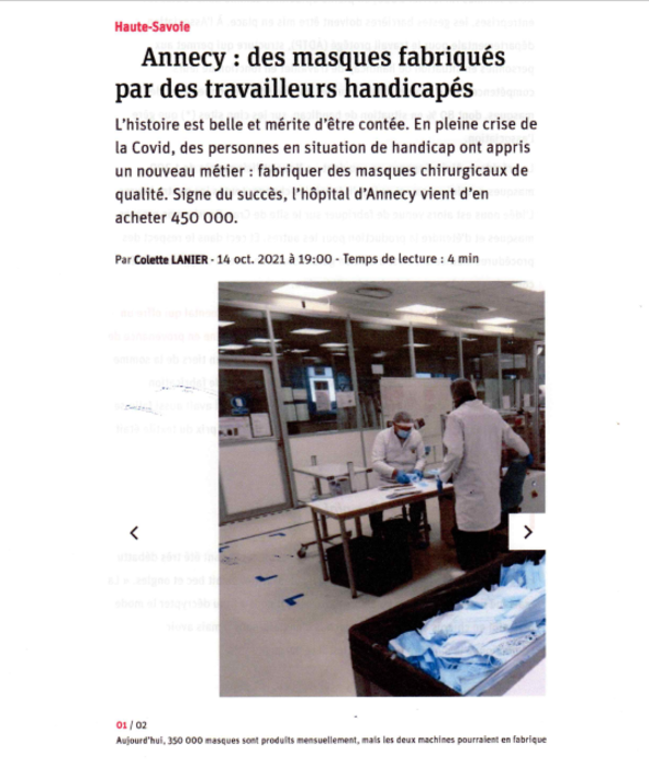 ADTP et le Dauphiné Libéré